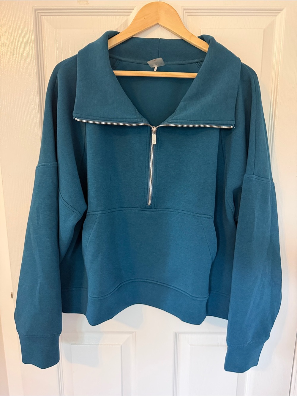 CALIA by Carrie Underwood Teal Half-Zip Pullover